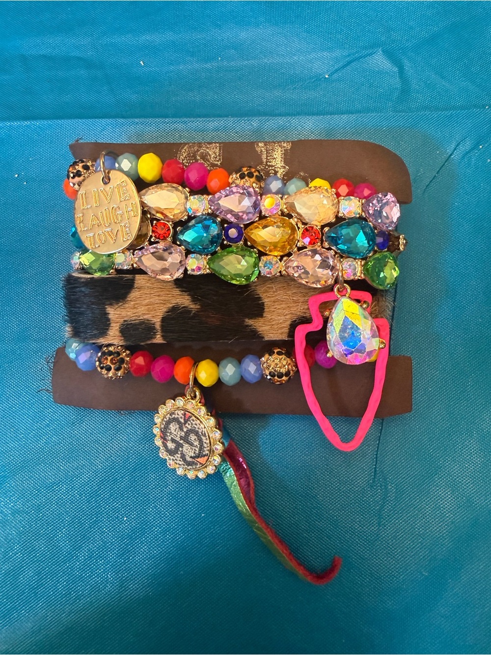 Leo Hide Chased By A Cowboy Multi Bracelet Stack